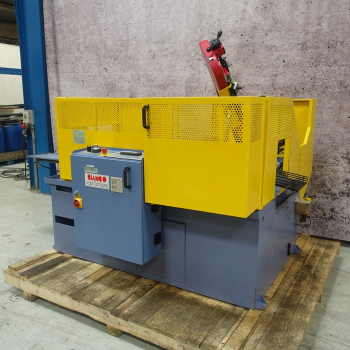 Used Bianco 370 AF 90° NC VT 1000 automatic bandsaw - Ø280 mm.