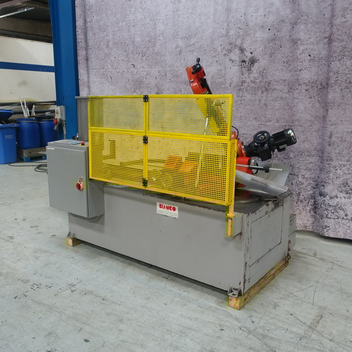 Used Bianco 350A 60° automatic bandsaw - Ø260 mm. 