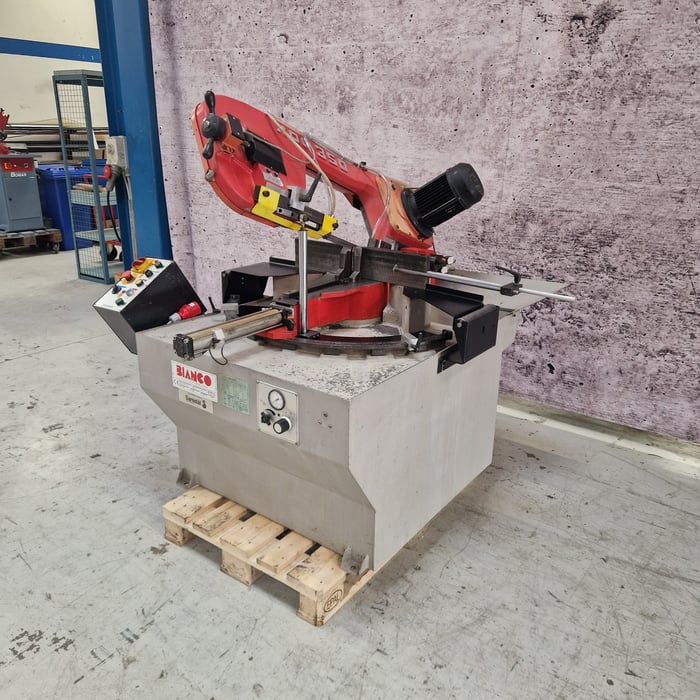 Used Bianco 350 SA DS semi automatic bandsaw - Ø260 mm.