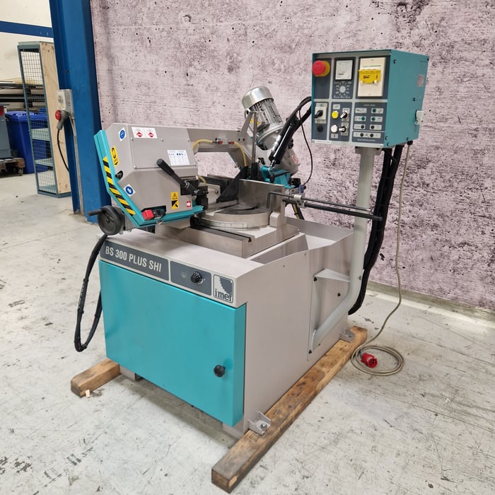 Used Imet BS 300 Plus SHI semi automatic bandsaw - Ø255 mm.