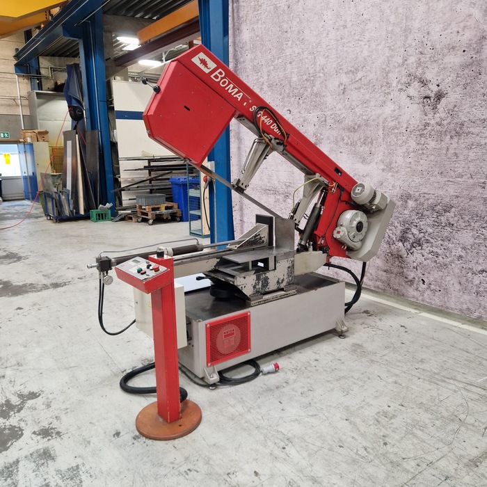 Used Bomar STG 440 DG semi automatic bandsaw - Ø440 mm. 