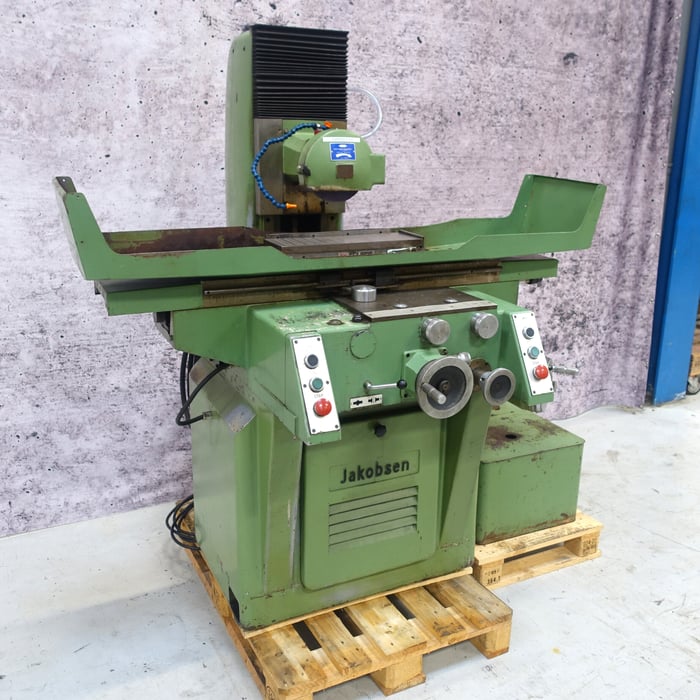 Used Jakobsen SJ 25 hydr. surface grinding machine - 550 x 200 mm.
