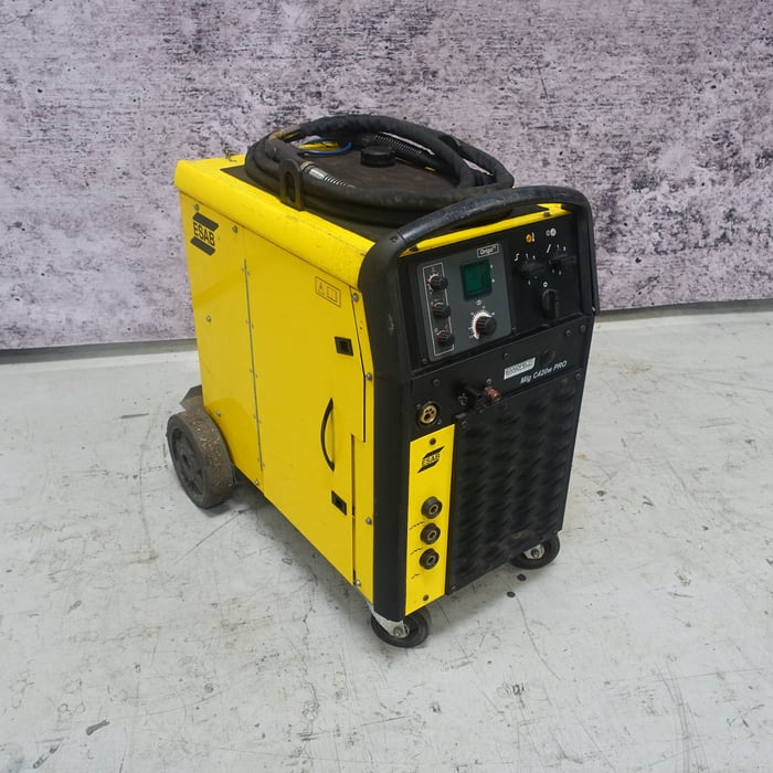 Used Esab OrigoMig C420w PRO CO-2 welder - 420 amp.