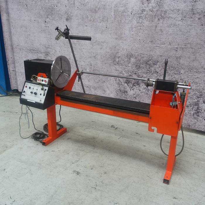 Used HN Varioturn RS 80 motorized welding table/lathe - Ø500 x 1000 mm.