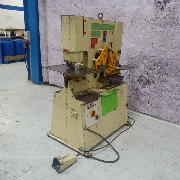 Used Geka Hydracrop 50 hydr. iron worker - 50 t.