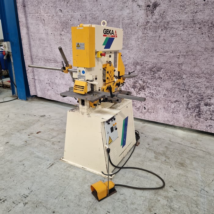 Used Geka Bendicrop 50 hydr. iron worker - 50 t.