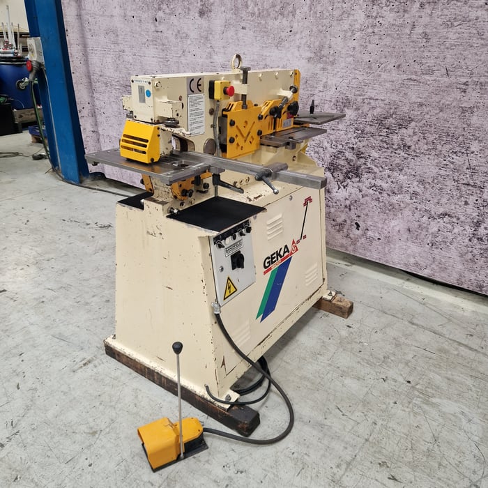 Used Geka Minicrop 45 hydr. ironworker - 45 tn.