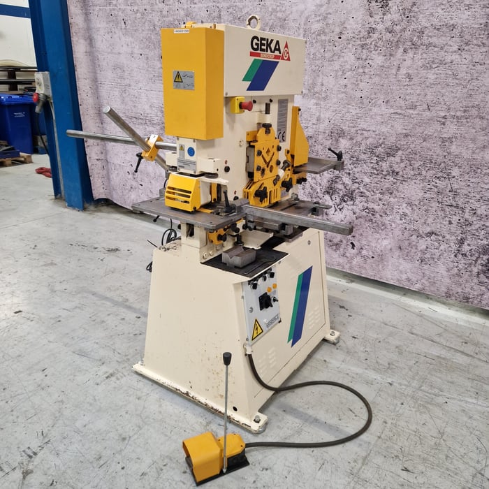 Used Geka Bendicrop 50 hydr. iron worker - 50 t.