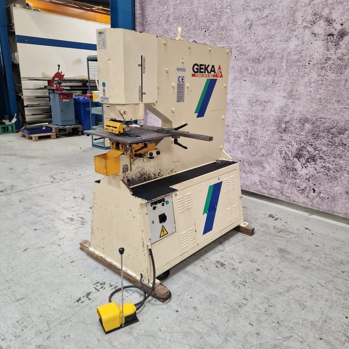 Used Geka Puma 80 hydr. punching machine - 80 ton.
