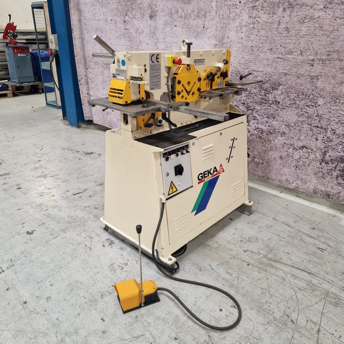 Used Geka Minicrop 45 hydr. iron worker - 45 ton.