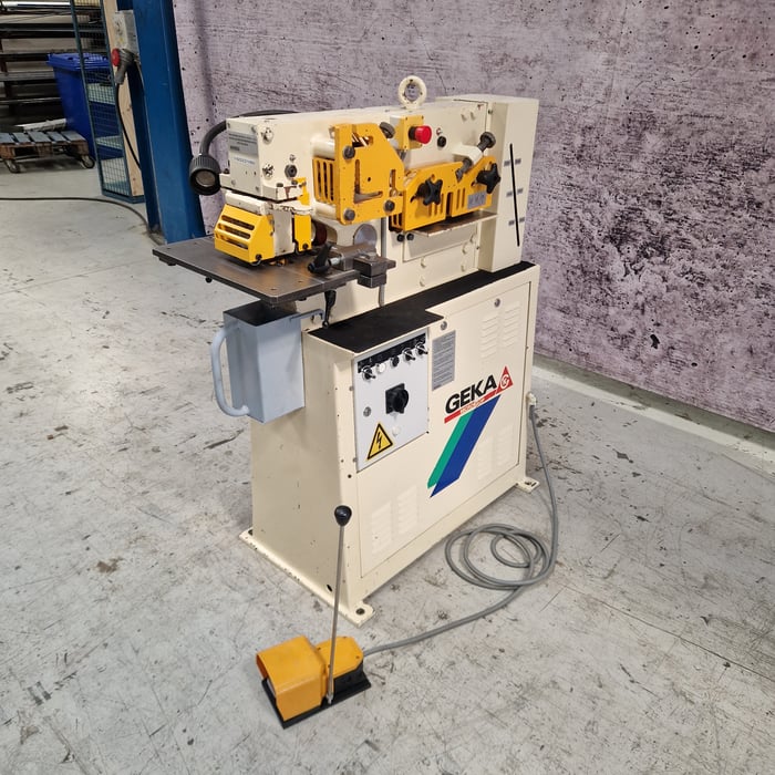 Used Geka Microcrop 36 hydr. iron worker - 36 t.