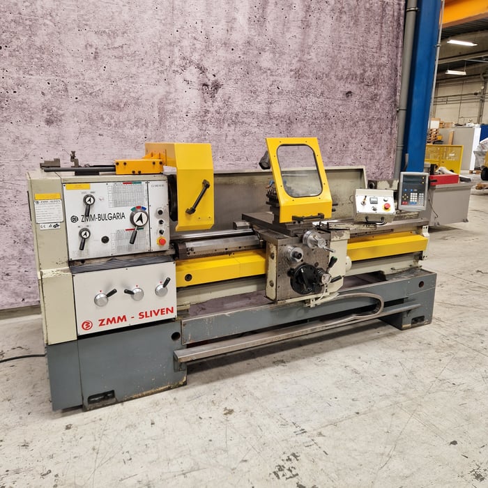 Used ZMM CU580M RD lathe - 290 x 1500 x 72 mm.