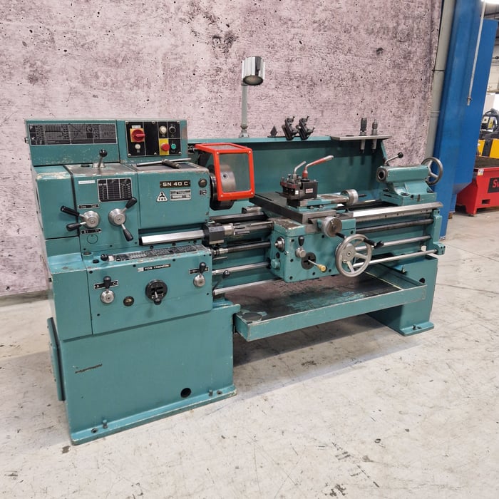 Used Tos SN 40B lathe - 200 x 1000 x 50,8 mm.