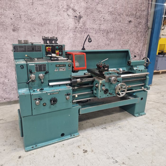 Used Tos SN 40C lathe - 200 x 1000 x 51 mm.