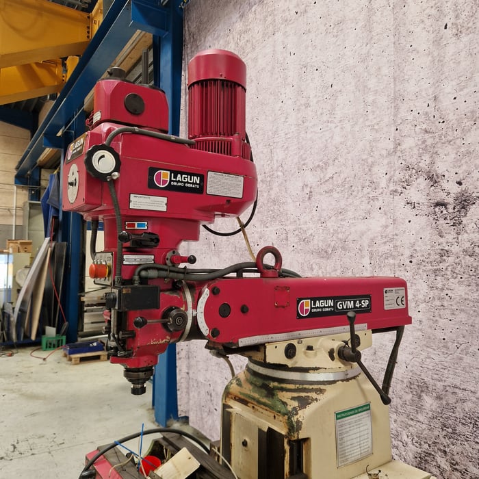 Used Lagun GVM 4-SP milling head - ISO 40.