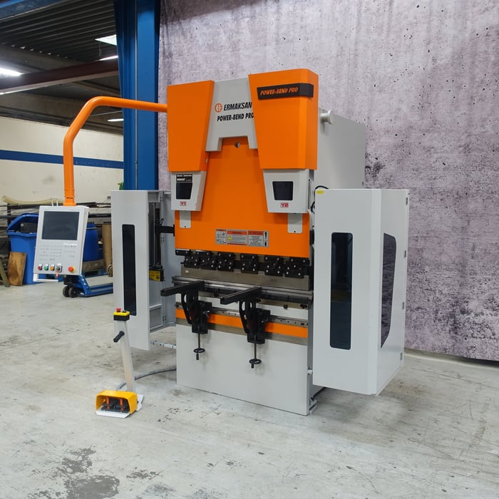 Used Ermaksan Power Bend Pro 1270X60 4-axis CNC press brake - 1270 x 60 tn.
