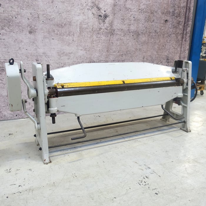 Used Strojarne Piesok XK 2000/2A manual folding machine - 2050 x 2 mm.
