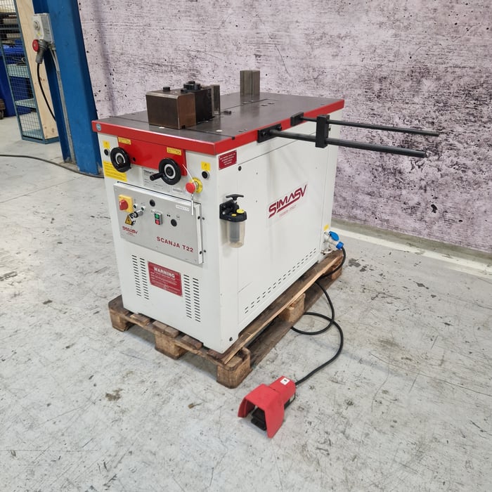 Used Simasv T22 Scanja hydr. horizontal bending machine - 22 t.