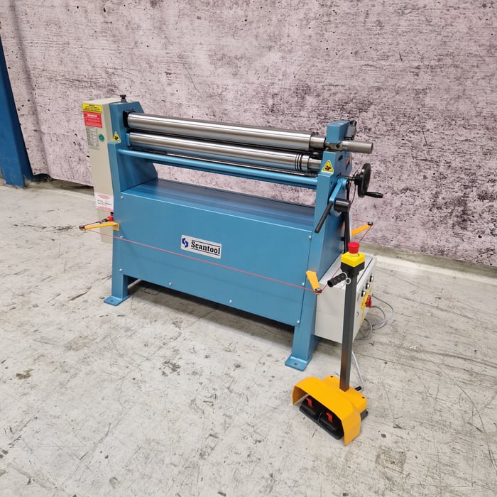 Demo Scantool EBR 1050-3,0H motorized sheet roller - 1050 x 3 mm. 